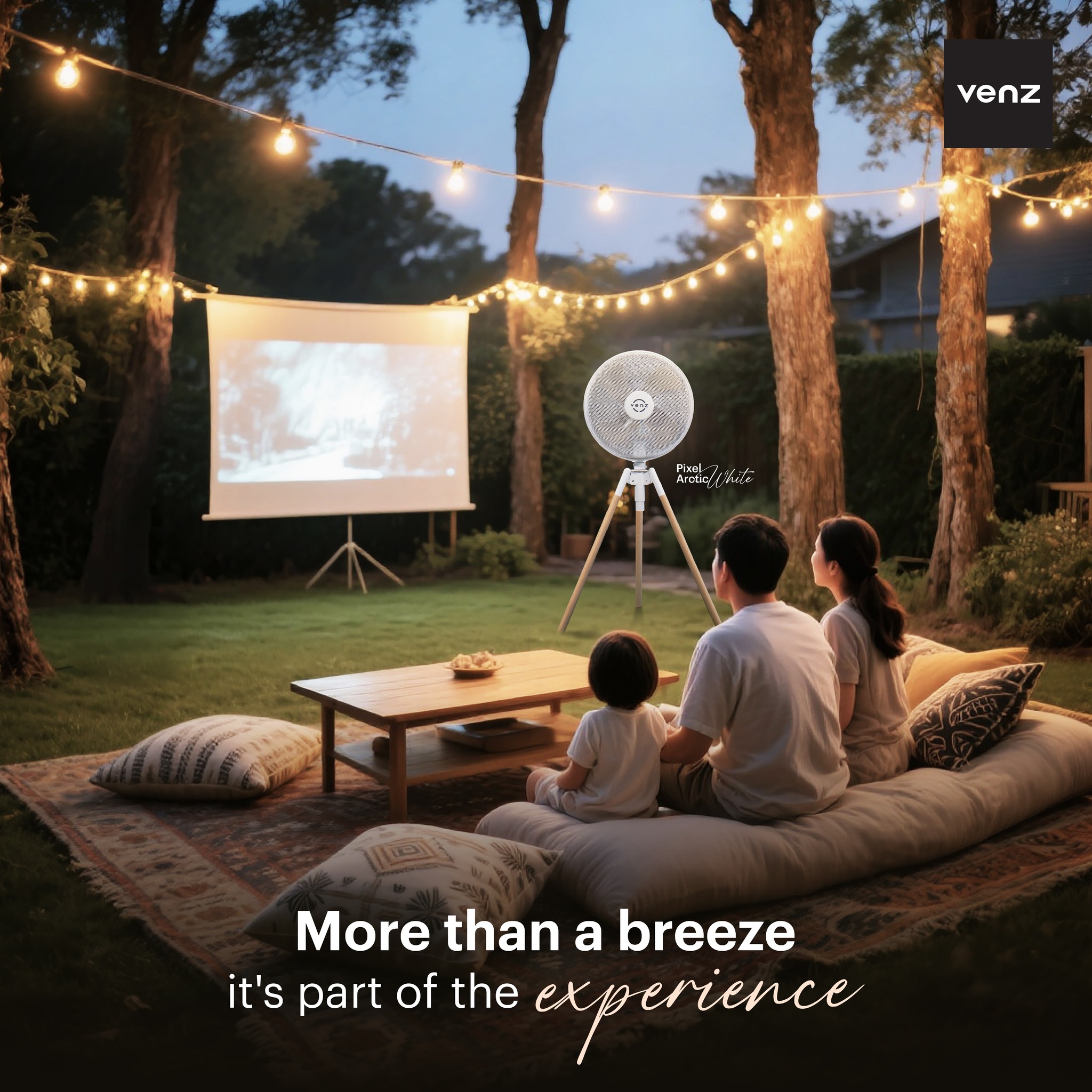 พัดลมไม้สวย ๆ รุ่น Venz Pixel